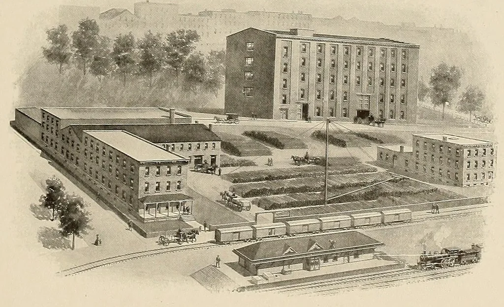 An illustration from Jersey City of to-day... its history, people, trades, commerce, institutions & industries, 1910, leaf 83