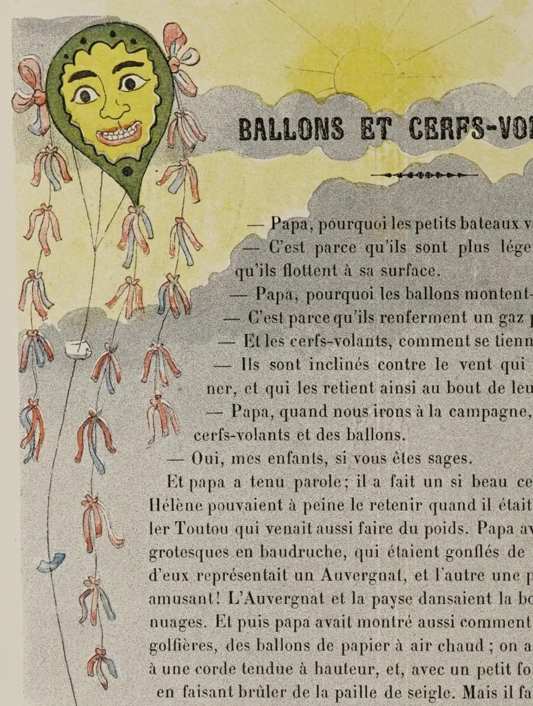 An illustration from Jeux et jouets du jeune âge : choix de récréations amusantes & instructives, 1884, leaf 20