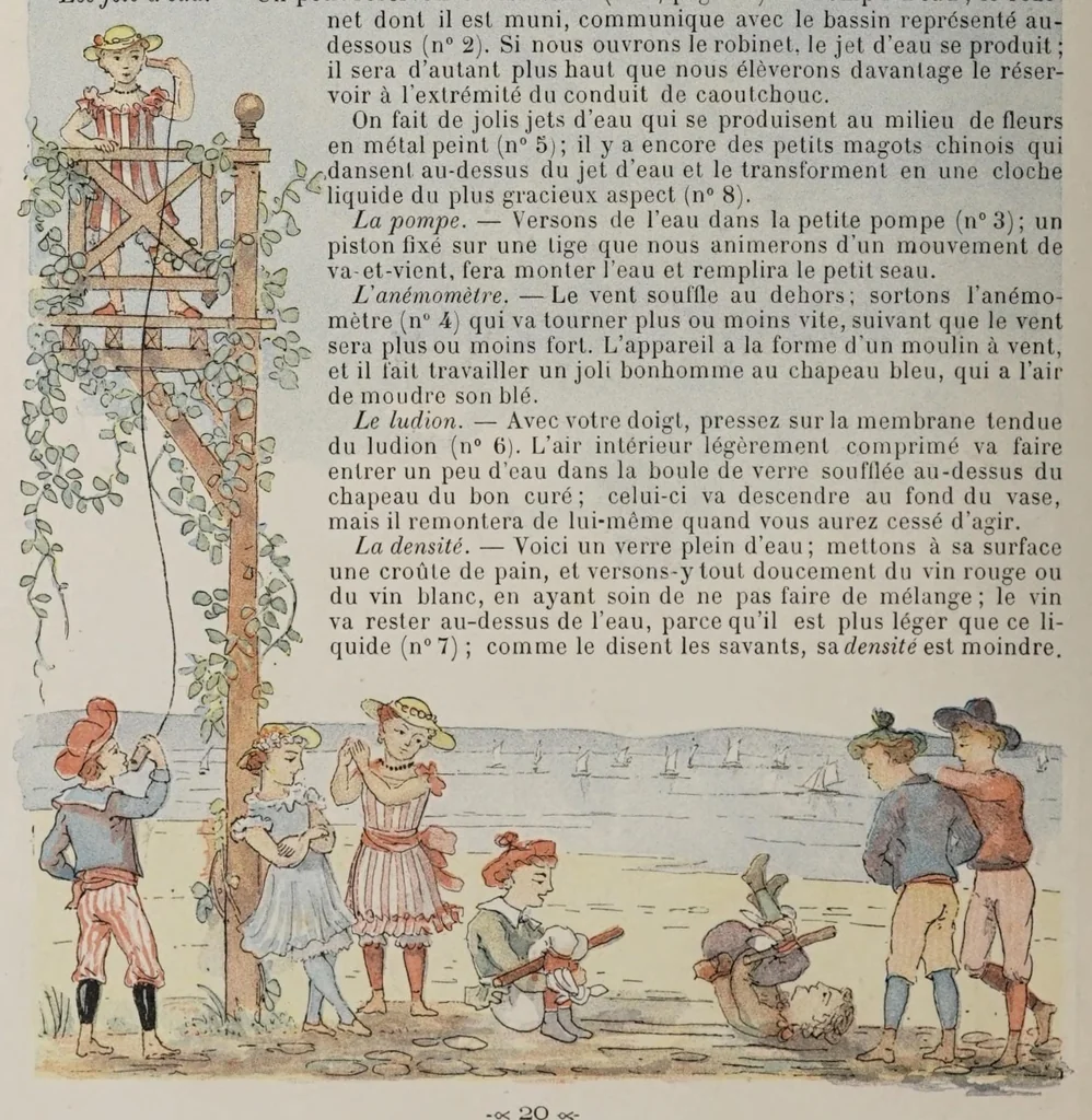 An illustration from Jeux et jouets du jeune âge : choix de récréations amusantes & instructives, 1884, leaf 24