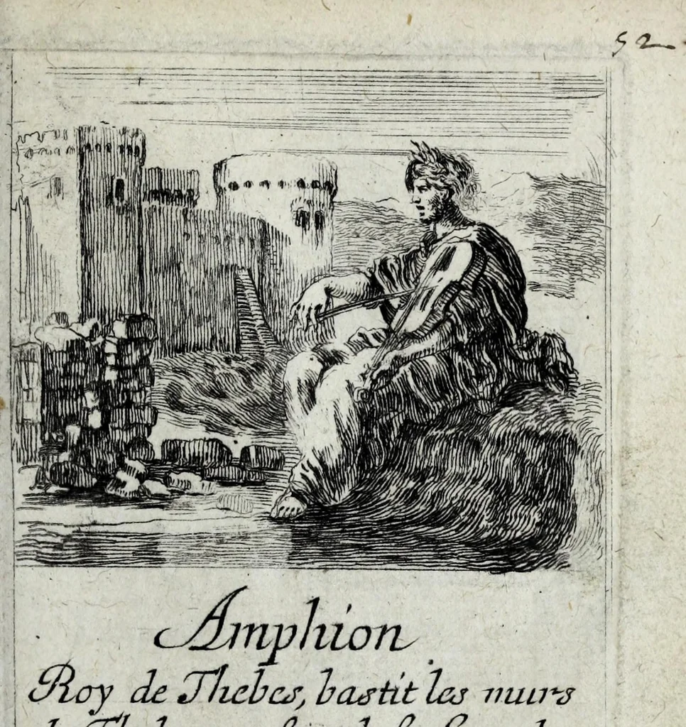 An illustration from Jeux historiques des rois de France, reines renommées, géographie et métamorphose, 1698, leaf 123