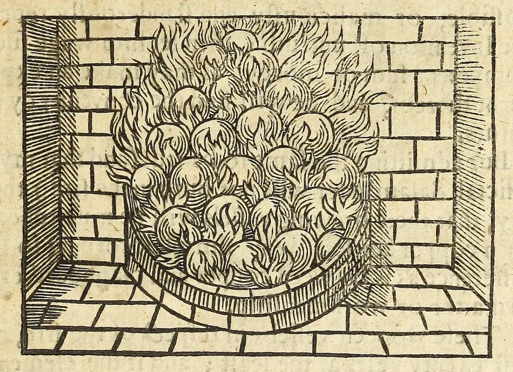 An illustration from The jevvel house of art and nature : containing divers rare and profitable inventions, together with sundry new experiments in the art of husbandry : with divers chimical conclusions concerning the art of distillation, and the rare practises and uses thereof. Faithfully and familiarly set down, according to the authours own experience, 1653, leaf 225