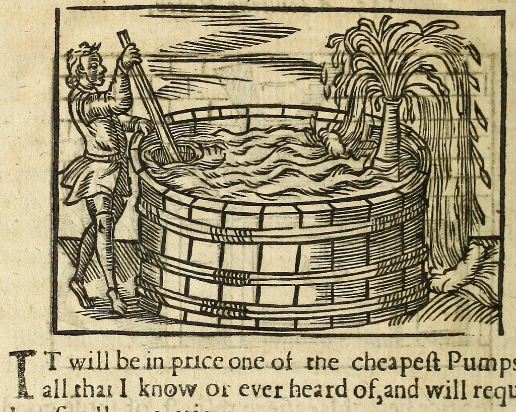 An illustration from The jevvel house of art and nature : containing divers rare and profitable inventions, together with sundry new experiments in the art of husbandry : with divers chimical conclusions concerning the art of distillation, and the rare practises and uses thereof. Faithfully and familiarly set down, according to the authours own experience, 1653, leaf 228