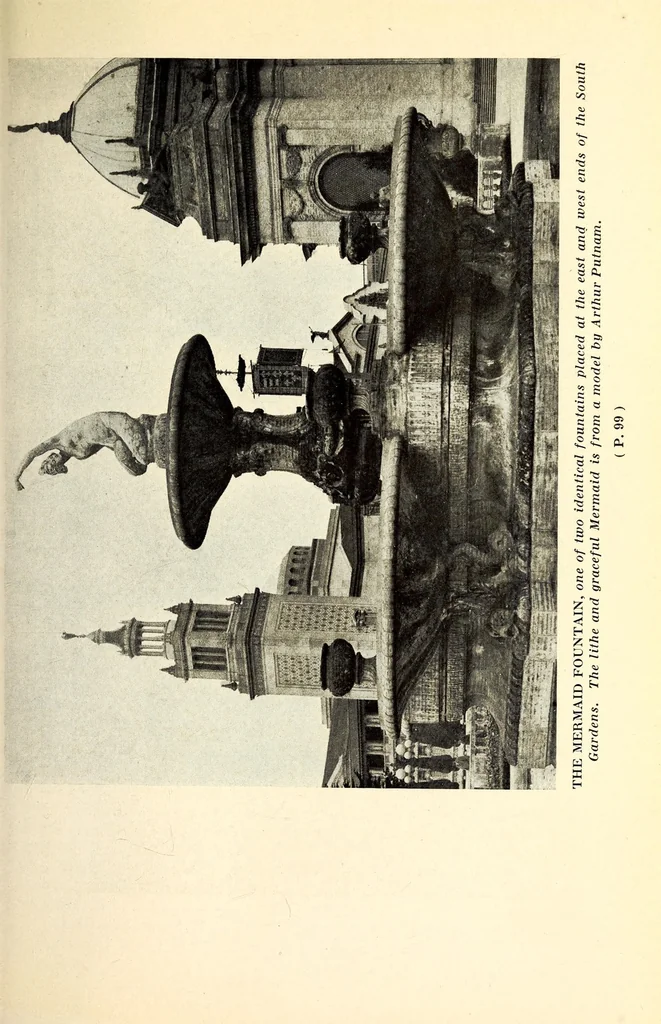 An illustration from The jewel city: its planning and achievement; its architecture, sculpture, symbolism, and music; its gardens, palaces, and exhibits, 1915, leaf 109
