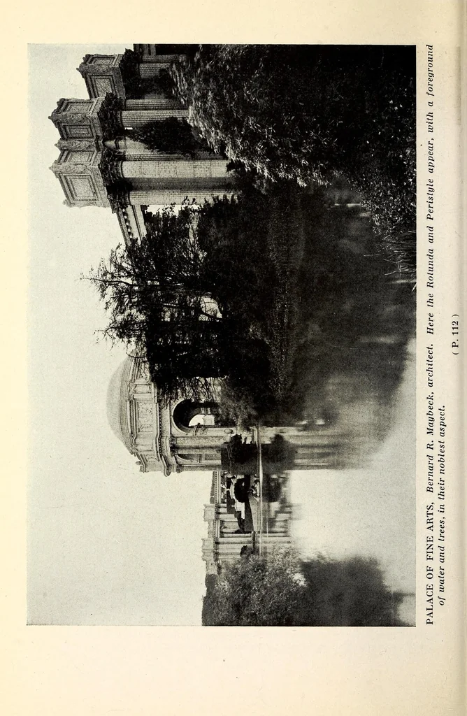 An illustration from The jewel city: its planning and achievement; its architecture, sculpture, symbolism, and music; its gardens, palaces, and exhibits, 1915, leaf 122