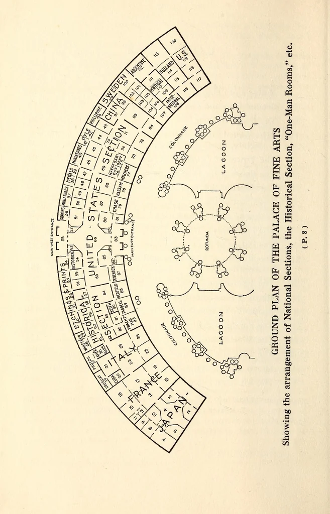 An illustration from The jewel city: its planning and achievement; its architecture, sculpture, symbolism, and music; its gardens, palaces, and exhibits, 1915, leaf 16