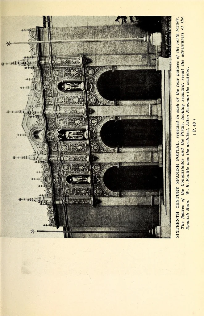 An illustration from The jewel city: its planning and achievement; its architecture, sculpture, symbolism, and music; its gardens, palaces, and exhibits, 1915, leaf 53