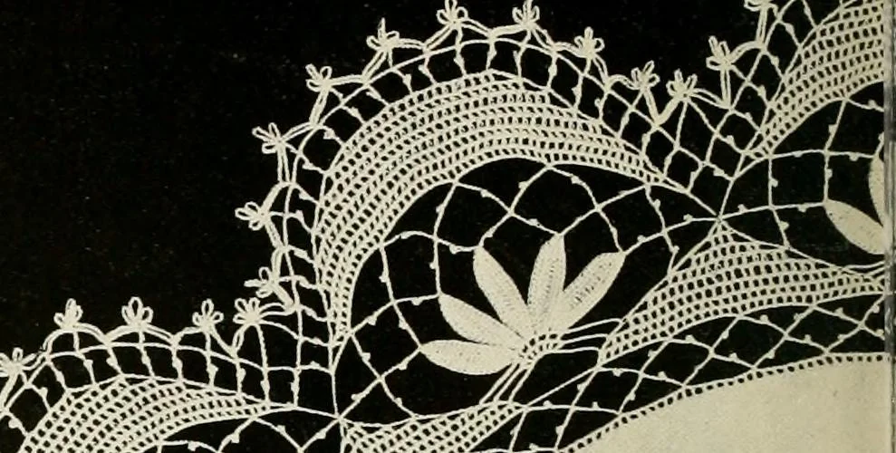 An illustration from Jewel crochet book; a collection of unique and useful designs, with full working instructions, 1915, leaf 11