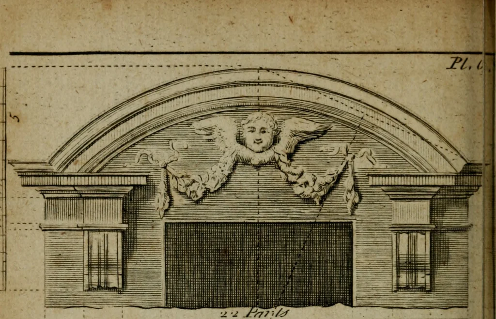 An illustration from The builder's jewel, or, The youth's instructor and workman's remembrancer : explaining short and easy rules, made familiar to the meanest capacity, for drawing and working ... : the whole illustrated by upwards of 200 examples, engraved on 100 copper-plates, 1787, leaf 167