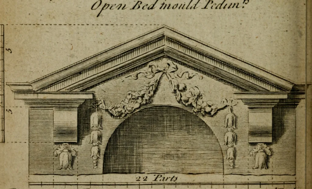 An illustration from The builder's jewel, or, The youth's instructor and workman's remembrancer : explaining short and easy rules, made familiar to the meanest capacity, for drawing and working ... : the whole illustrated by upwards of 200 examples, engraved on 100 copper-plates, 1787, leaf 167