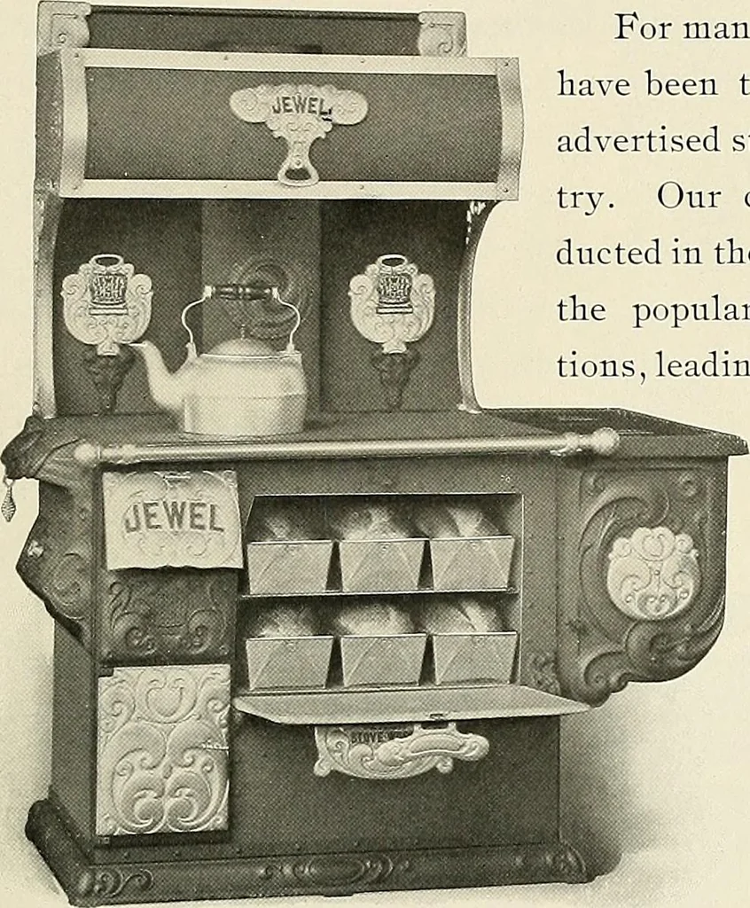 An illustration from Jewel stoves, ranges, and furnaces, 1911, leaf 12