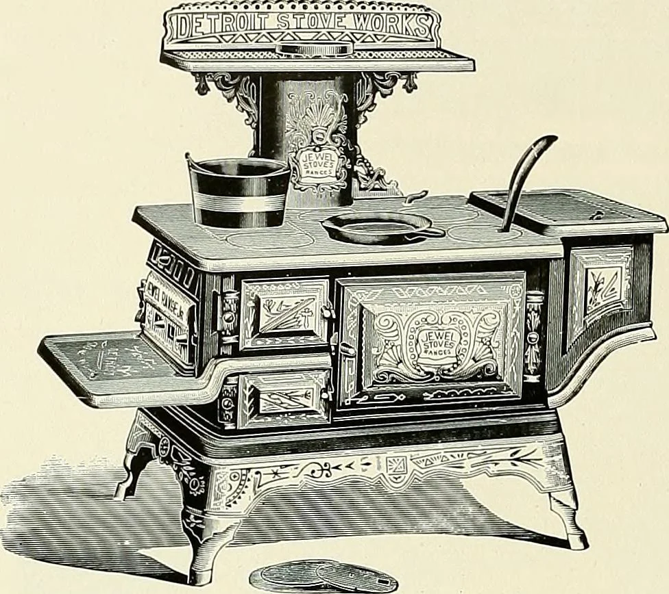 An illustration from Jewel stoves, ranges, and furnaces, 1911, leaf 121