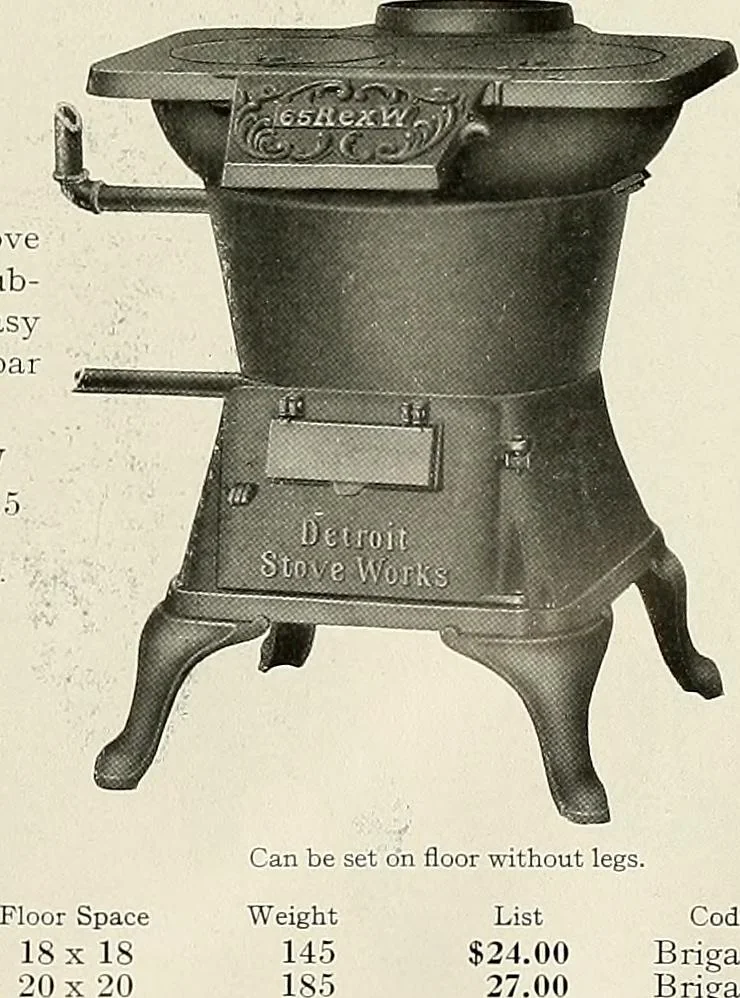 An illustration from Jewel stoves, ranges, and furnaces, 1911, leaf 166