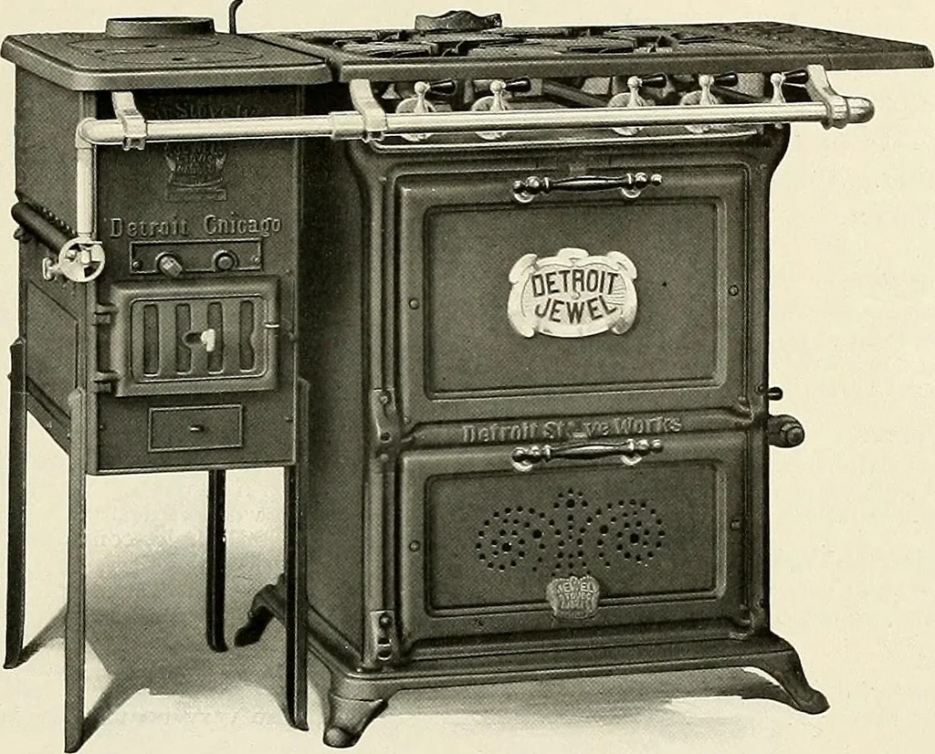 An illustration from Jewel stoves, ranges, and furnaces, 1911, leaf 168
