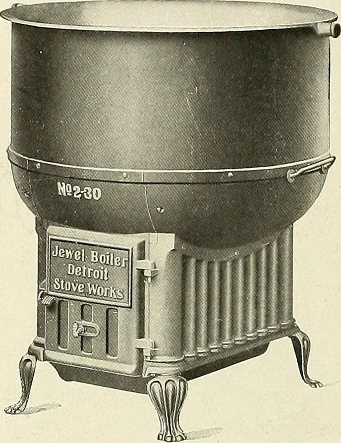 An illustration from Jewel stoves, ranges, and furnaces, 1911, leaf 183