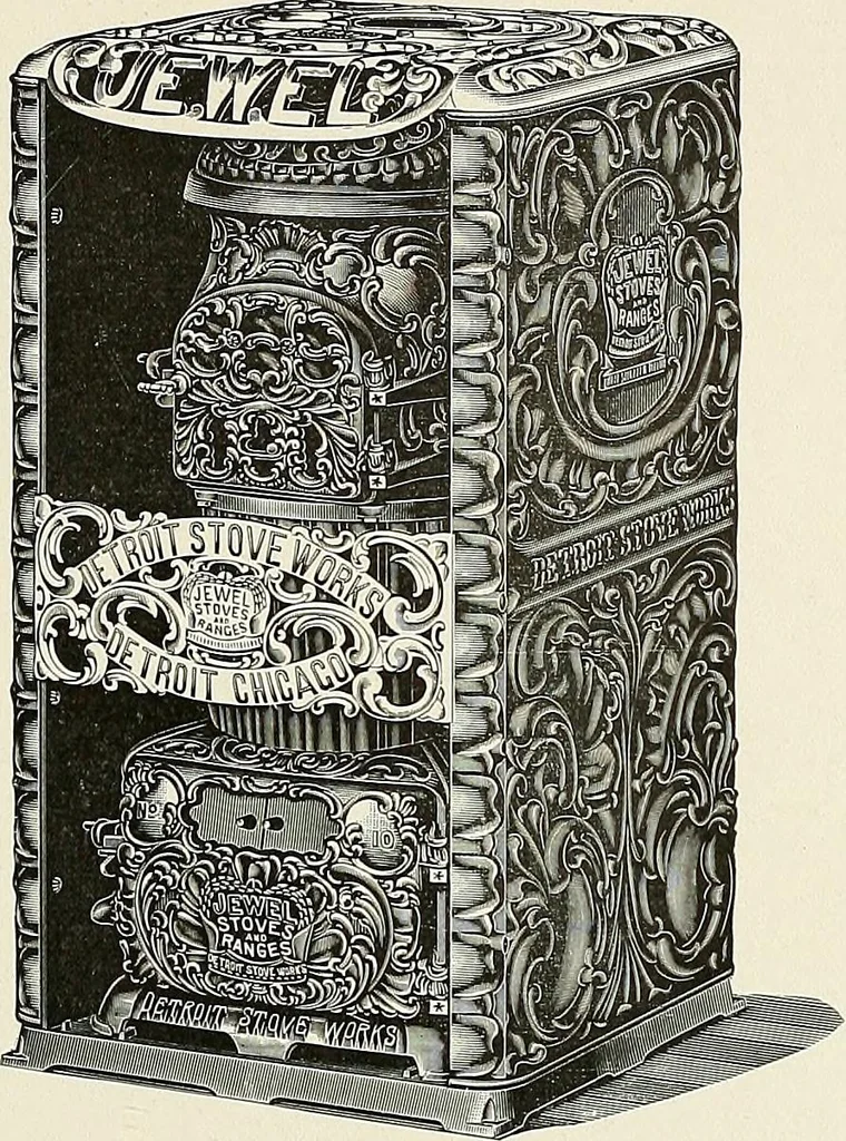 An illustration from Jewel stoves, ranges, and furnaces, 1911, leaf 184