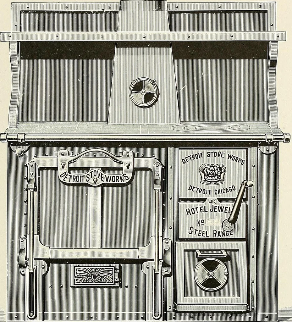 An illustration from Jewel stoves, ranges, and furnaces, 1911, leaf 188