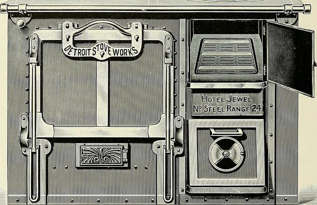 An illustration from Jewel stoves, ranges, and furnaces, 1911, leaf 189