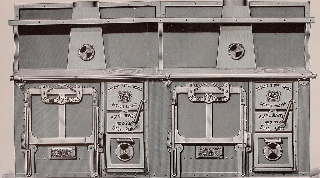 An illustration from Jewel stoves, ranges, and furnaces, 1911, leaf 197