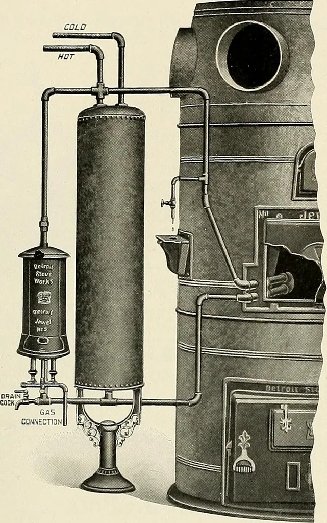 An illustration from Jewel stoves, ranges, and furnaces, 1911, leaf 206