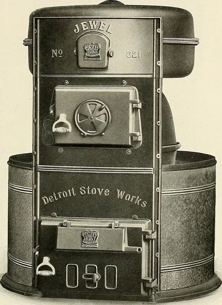 An illustration from Jewel stoves, ranges, and furnaces, 1911, leaf 218