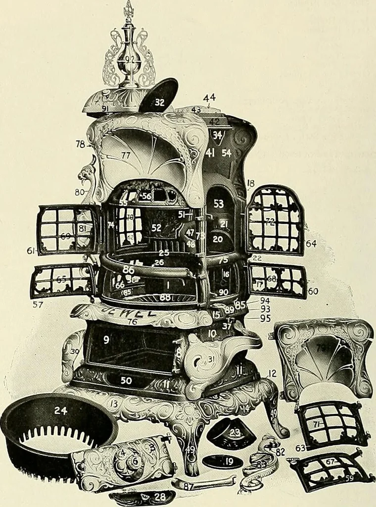 An illustration from Jewel stoves, ranges, and furnaces, 1911, leaf 229