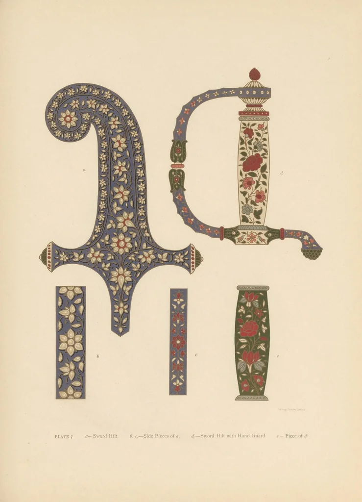 An illustration from Jeypore enamels, 1886, leaf 35