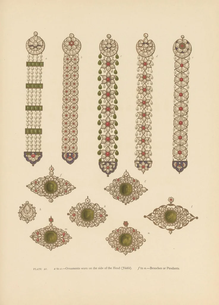 An illustration from Jeypore enamels, 1886, leaf 63