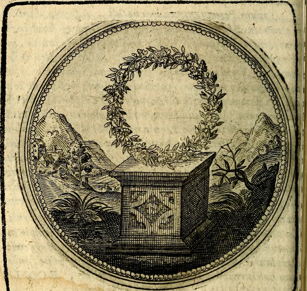 An illustration from Joachimi Camerarii Symbolorum et emblematum, centuriae quatuor .., 1668, leaf 111