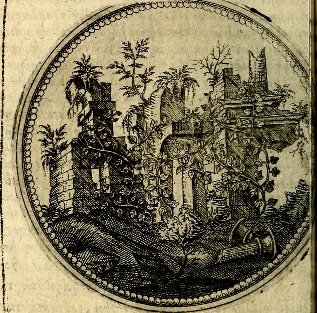 An illustration from Joachimi Camerarii Symbolorum et emblematum, centuriae quatuor .., 1668, leaf 119