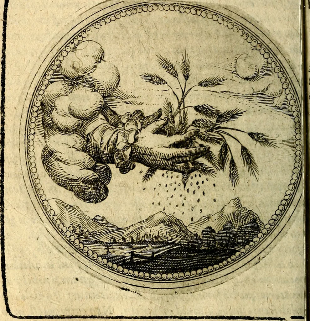 An illustration from Joachimi Camerarii Symbolorum et emblematum, centuriae quatuor .., 1668, leaf 125