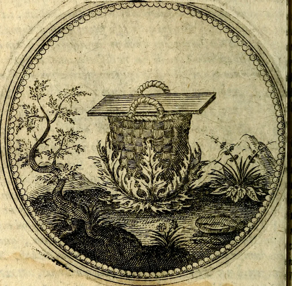 An illustration from Joachimi Camerarii Symbolorum et emblematum, centuriae quatuor .., 1668, leaf 127