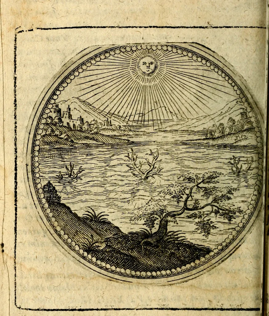 An illustration from Joachimi Camerarii Symbolorum et emblematum, centuriae quatuor .., 1668, leaf 139