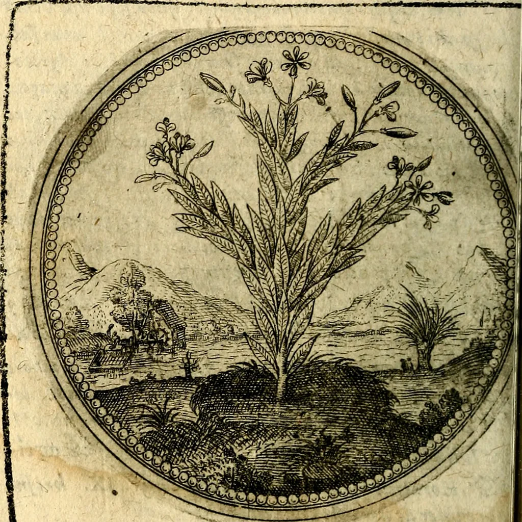 An illustration from Joachimi Camerarii Symbolorum et emblematum, centuriae quatuor .., 1668, leaf 169
