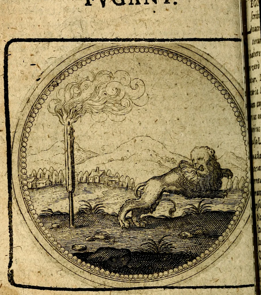 An illustration from Joachimi Camerarii Symbolorum et emblematum, centuriae quatuor .., 1668, leaf 229