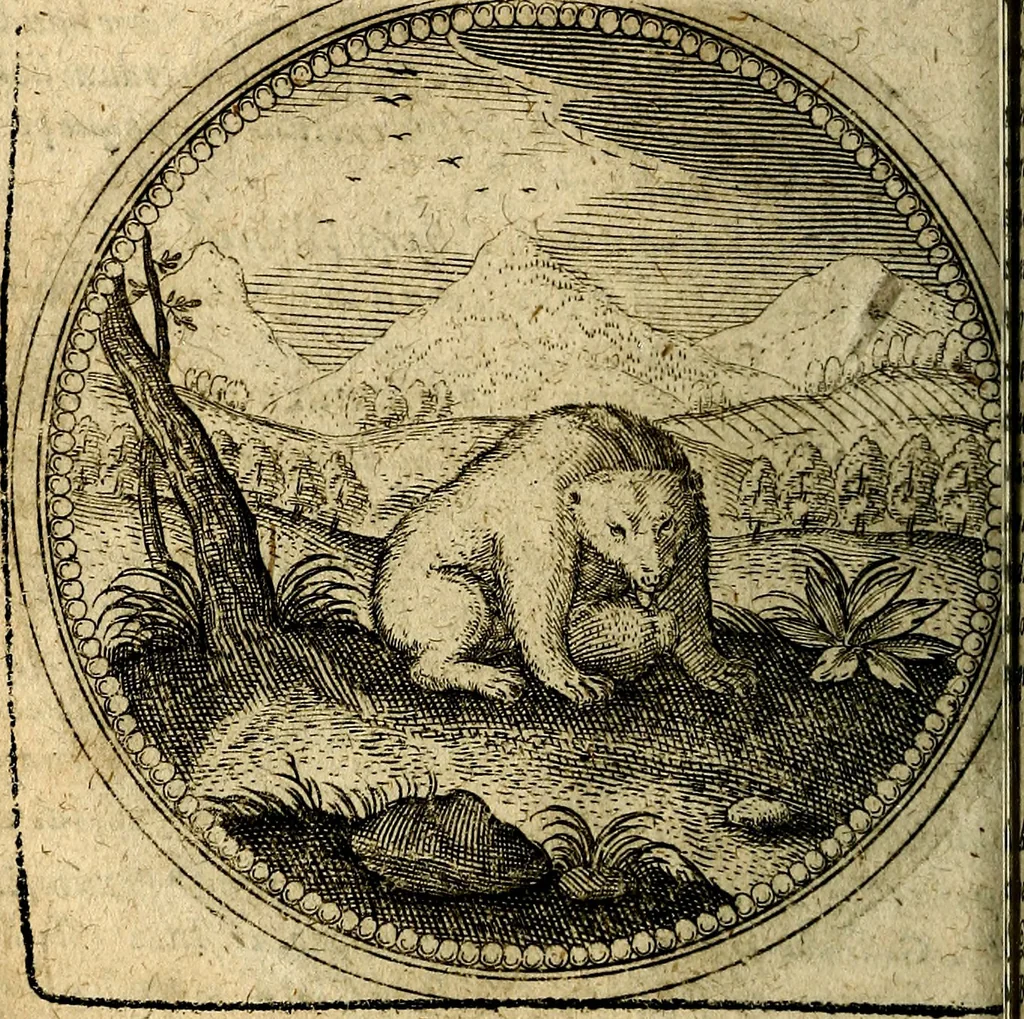 An illustration from Joachimi Camerarii Symbolorum et emblematum, centuriae quatuor .., 1668, leaf 253
