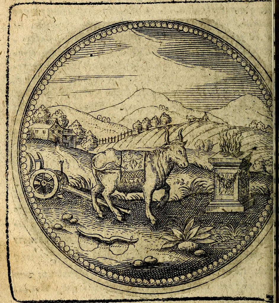 An illustration from Joachimi Camerarii Symbolorum et emblematum, centuriae quatuor .., 1668, leaf 259