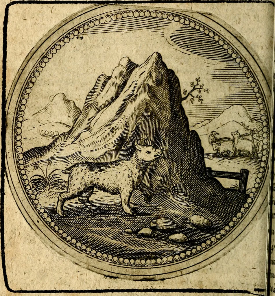An illustration from Joachimi Camerarii Symbolorum et emblematum, centuriae quatuor .., 1668, leaf 279