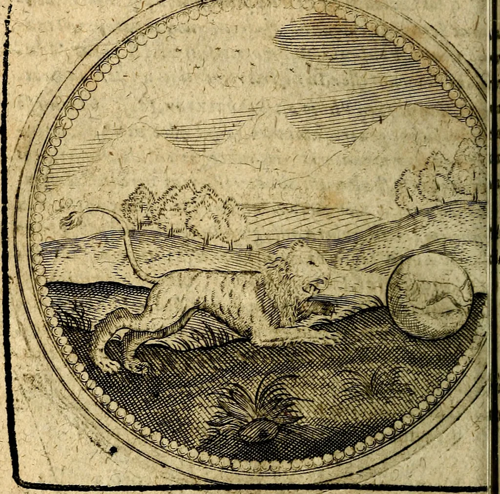 An illustration from Joachimi Camerarii Symbolorum et emblematum, centuriae quatuor .., 1668, leaf 283