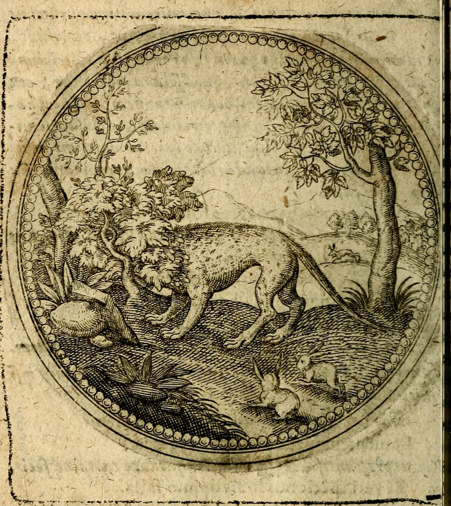 An illustration from Joachimi Camerarii Symbolorum et emblematum, centuriae quatuor .., 1668, leaf 285