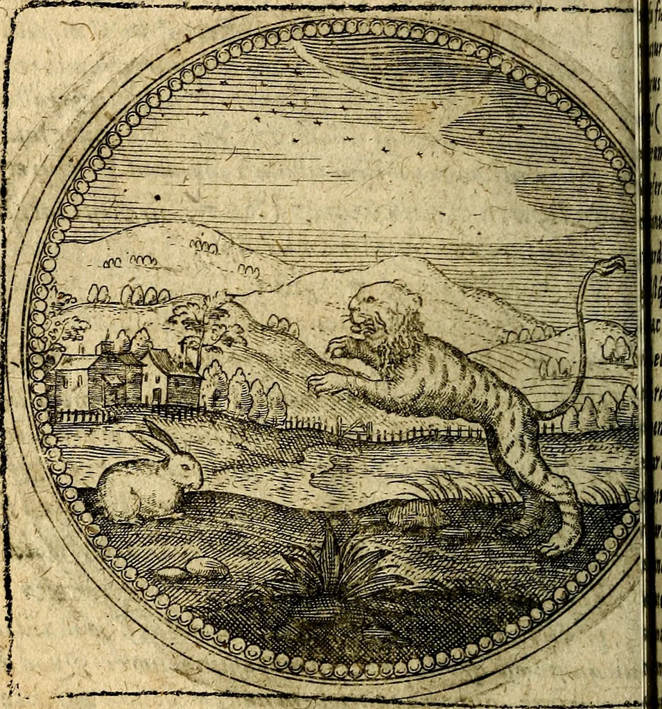 An illustration from Joachimi Camerarii Symbolorum et emblematum, centuriae quatuor .., 1668, leaf 289