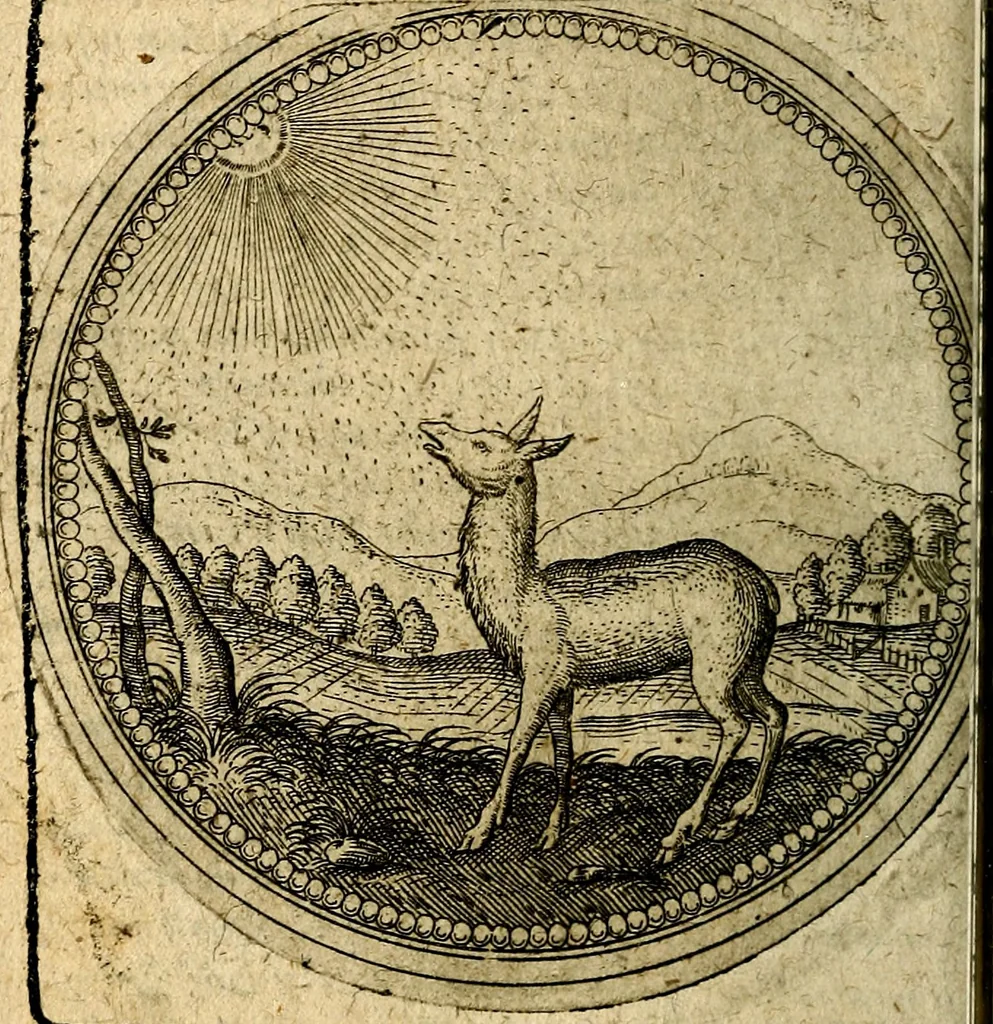 An illustration from Joachimi Camerarii Symbolorum et emblematum, centuriae quatuor .., 1668, leaf 297