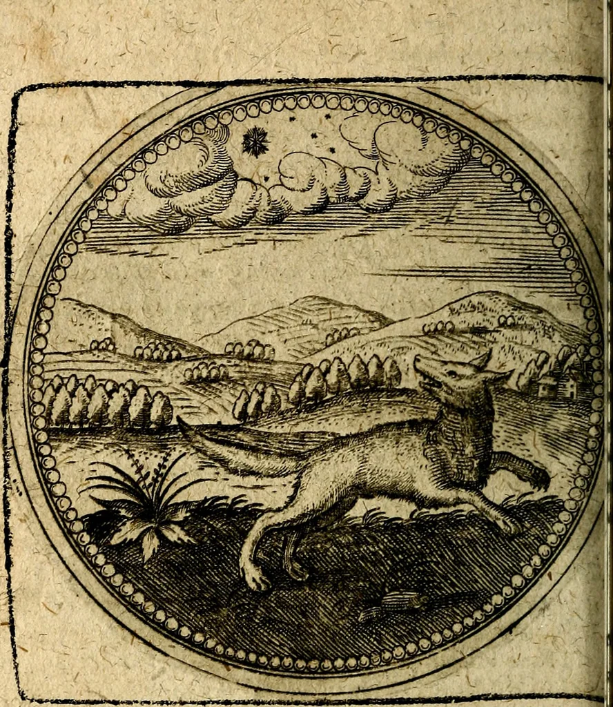 An illustration from Joachimi Camerarii Symbolorum et emblematum, centuriae quatuor .., 1668, leaf 313