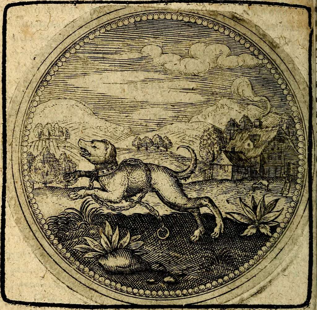 An illustration from Joachimi Camerarii Symbolorum et emblematum, centuriae quatuor .., 1668, leaf 331