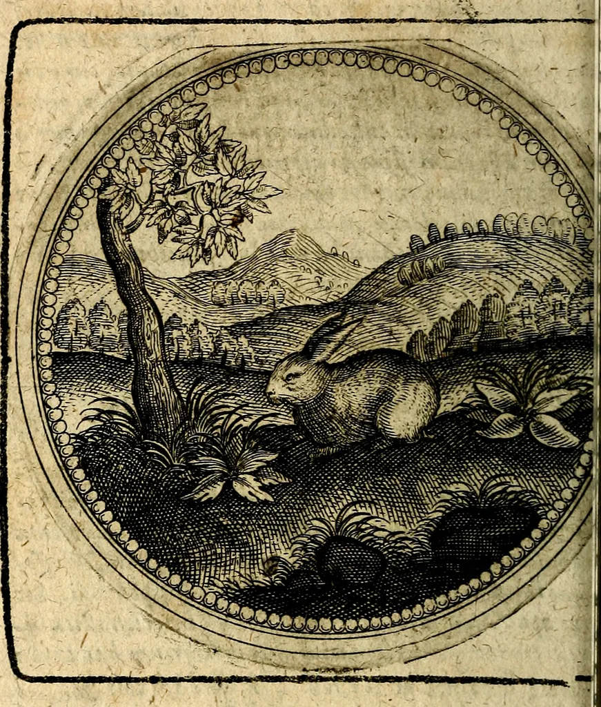 An illustration from Joachimi Camerarii Symbolorum et emblematum, centuriae quatuor .., 1668, leaf 357