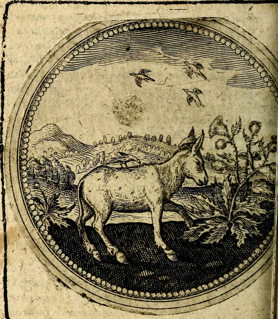 An illustration from Joachimi Camerarii Symbolorum et emblematum, centuriae quatuor .., 1668, leaf 361