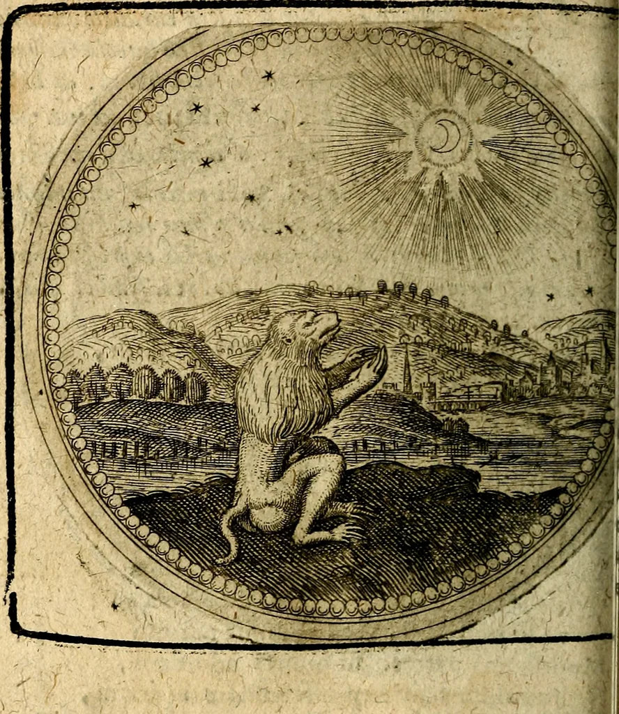 An illustration from Joachimi Camerarii Symbolorum et emblematum, centuriae quatuor .., 1668, leaf 363