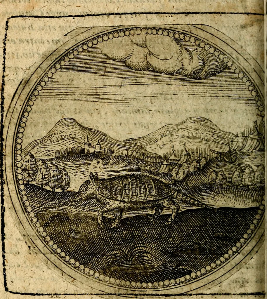 An illustration from Joachimi Camerarii Symbolorum et emblematum, centuriae quatuor .., 1668, leaf 377