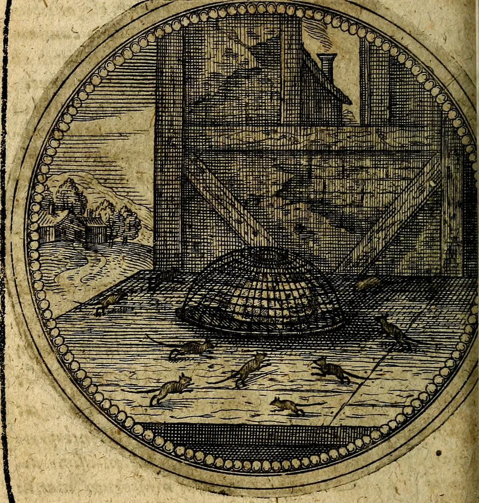 An illustration from Joachimi Camerarii Symbolorum et emblematum, centuriae quatuor .., 1668, leaf 389