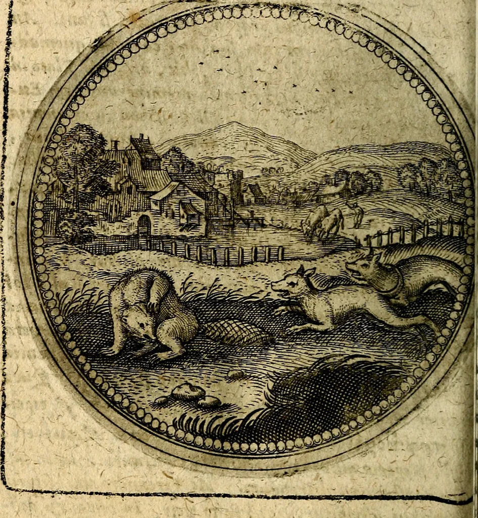 An illustration from Joachimi Camerarii Symbolorum et emblematum, centuriae quatuor .., 1668, leaf 397