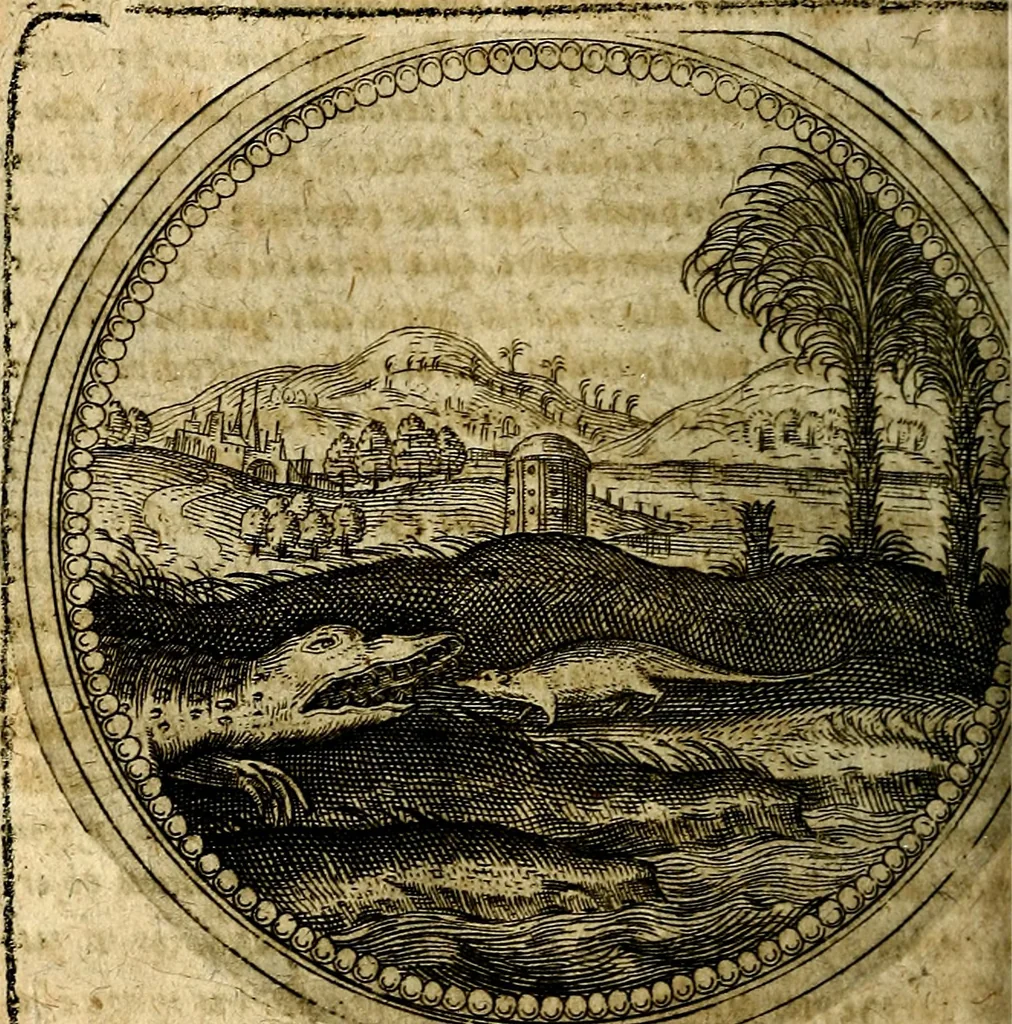 An illustration from Joachimi Camerarii Symbolorum et emblematum, centuriae quatuor .., 1668, leaf 409